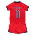 England Marcus Rashford #11 Replika Babykläder Borta matchkläder barn VM 2022 Korta ärmar (+ Korta byxor)